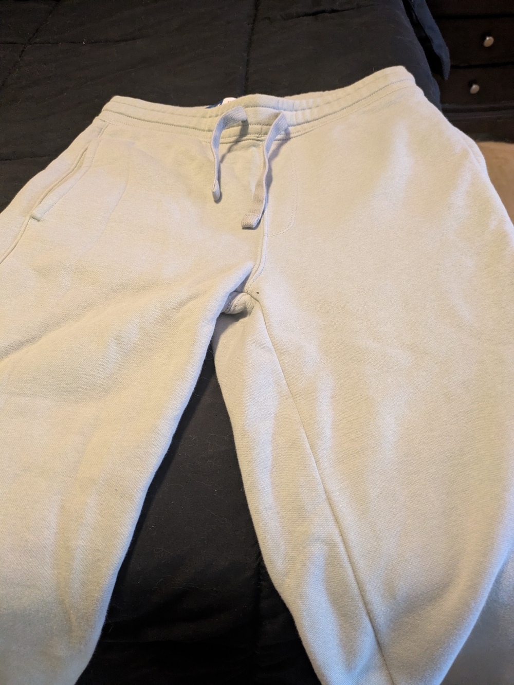 Old Navy Men's Light Gray Drawstring Joggers